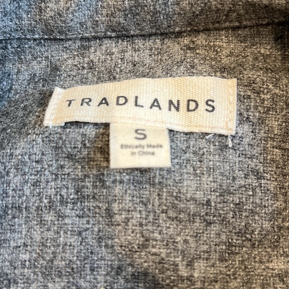 Tradlands wool button up shirt size S - Picture 2 of 3